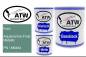 Preview: Ford, Aquamarine Frost Metallic, PN / M6464: 1L Lackdose + 1L Klarlack + 500ml Härter - Set, von ATW Autoteile West.